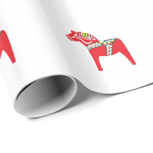 Dalahäst | Dala-paard Cadeaupapier (Rol Hoek)