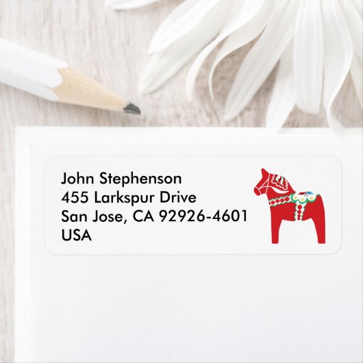 Dalahäst Etiket (Insitu)