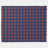 Dalahorzen Fleece Deken (Voorkant (Horizontaal))