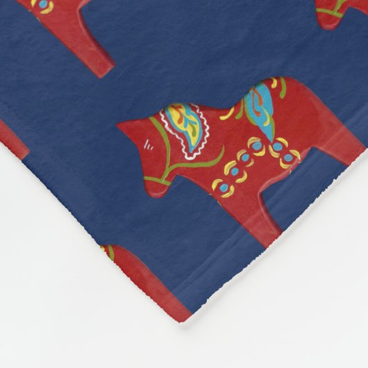 Dalahorzen Fleece Deken (Hoek)