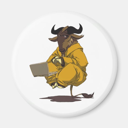 Dalai Gnu Magneet (Voorkant)