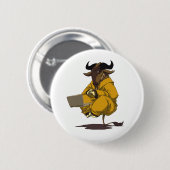 Dalai Gnu Ronde Button 5,7 Cm (Voorkant /achterkant)