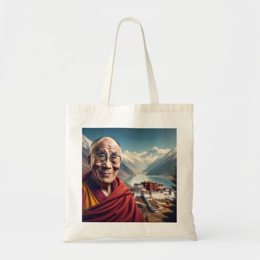 Dalai Lama Beroemd reiscitaat Tote Bag (Voorkant)