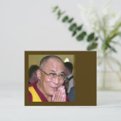 Dalai Lama Briefkaart (Staand voorkant)