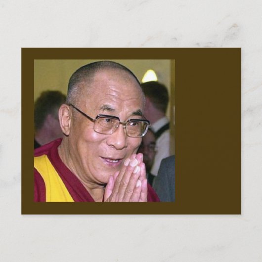 Dalai Lama Briefkaart (Voorkant)