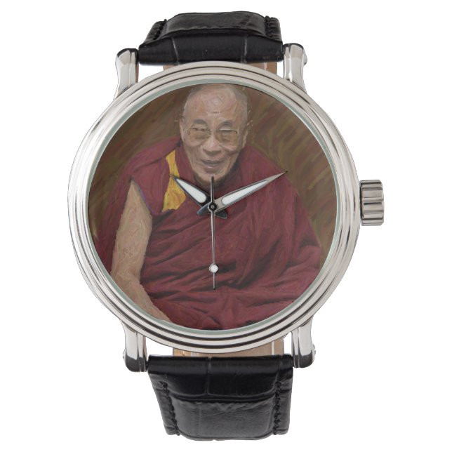 Dalai Lama Buddha Buddhist boeddhisme Meditation Y Horloge (Voorkant)