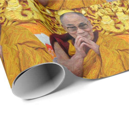 Dalai Lama Buddha Buddhist boeddhistische Meditati Cadeaupapier (Rol Hoek)