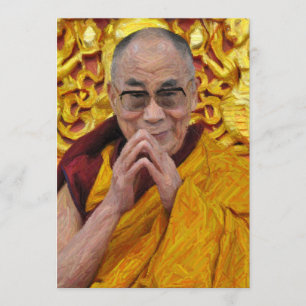 Dalai Lama Buddha Buddhist boeddhistische Meditati Kaart