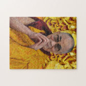 Dalai Lama Buddha Buddhist boeddhistische Meditati Legpuzzel (Horizontaal)