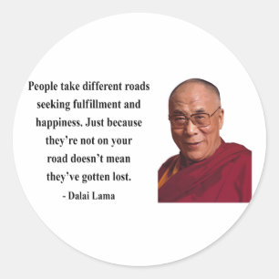 dalai lama citaat 1b ronde sticker