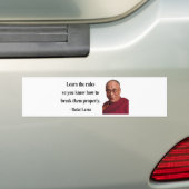 dalai lama citaat 2b bumpersticker (Op auto)