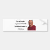 dalai lama citaat 2b bumpersticker (Voorkant)