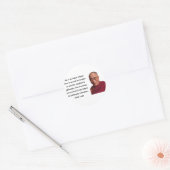 dalai lama citaat 6b ronde sticker (Envelop)