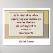 Dalai Lama citaat - poster (Voorkant)
