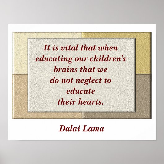Dalai Lama citaat - poster (Voorkant)