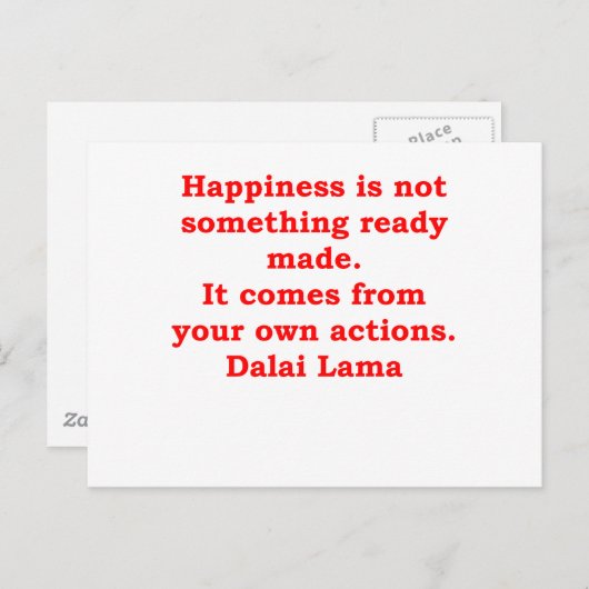 dalai lama citeert briefkaart (Voorkant / Achterkant)