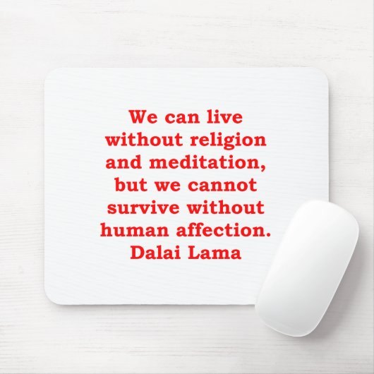 dalai lama citeert muismat (Met muis)