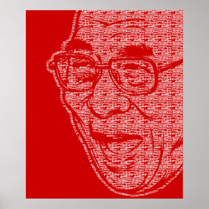 Dalai Lama Disobey glimlachend Poster