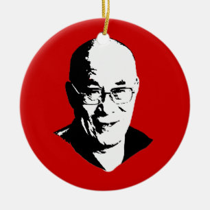 Dalai Lama Keramisch Ornament