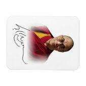 Dalai Lama Magneet (Horizontaal)