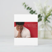 Dalai Lama "Mijn religie is vriendelijkheid" citaa Briefkaart (Staand voorkant)