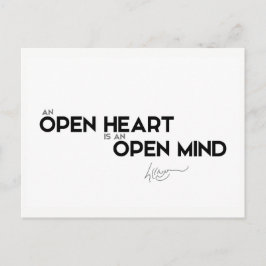 Dalai Lama - Open hart, open geest Briefkaart