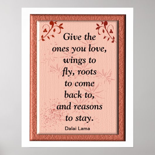 Dalai Lama Poster (Voorkant)