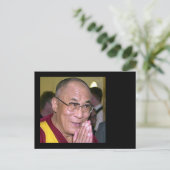 Dalai Lama Praying World Peace Briefkaart (Staand voorkant)