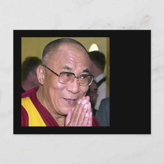 Dalai Lama Praying World Peace Briefkaart (Voorkant)