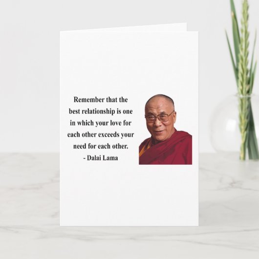 Dalai Lama Quote 11b Kaart (Voorkant)