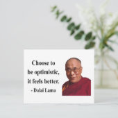 dalai lama quote 4b briefkaart (Staand voorkant)