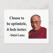 dalai lama quote 4b briefkaart (Voorkant)
