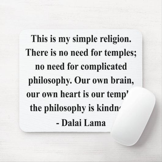 dalai lama quote 6a muismat (Met muis)