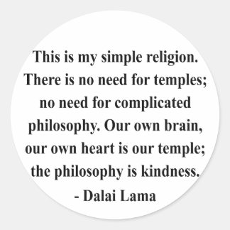 dalai lama quote 6a ronde sticker