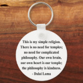 dalai lama quote 6a sleutelhanger (Voorkant)