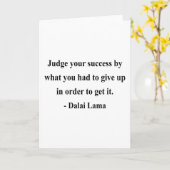 Dalai Lama Quote 7a Kaart (Gele Bloem)