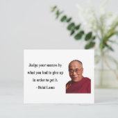 Dalai Lama Quote 7b Briefkaart (Staand voorkant)