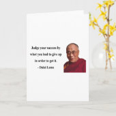 Dalai Lama Quote 7b Kaart (Gele Bloem)