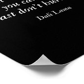 Dalai Lama Quote, Help anderen lief te hebben, met Poster (Hoek)