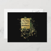 Dalai Lama Religion Quote Briefkaart (Voorkant / Achterkant)