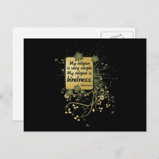 Dalai Lama Religion Quote Briefkaart (Voorkant / Achterkant)