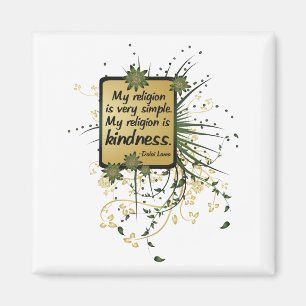 Dalai Lama Religion Quote Magneet