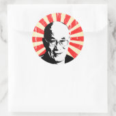 Dalai Lama Ronde Sticker (Tas)