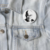 Dalai Lama T-shirt Ronde Button 5,7 Cm (In situ)