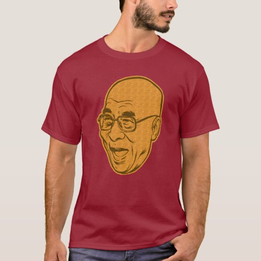 Dalai Lama XIV Laughing T-shirt (Voorkant)