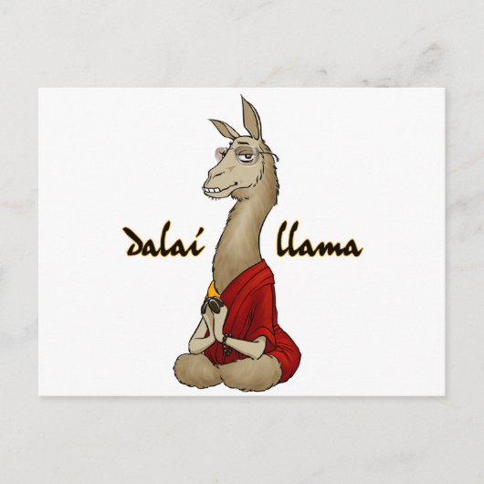 Dalai Llama Briefkaart (Voorkant)
