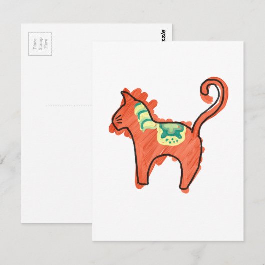 dalakatt #6 briefkaart (Voorkant / Achterkant)