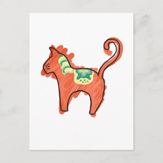 dalakatt #6 briefkaart (Voorkant)