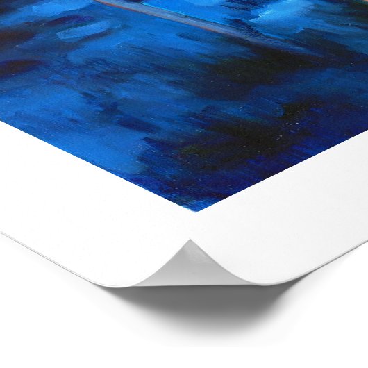 Dalarna Stream, bevroren Poster (Hoek)