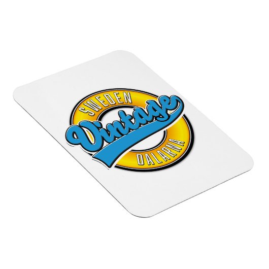 Dalarna Zweden vintage Magneet (Rechterzijde)